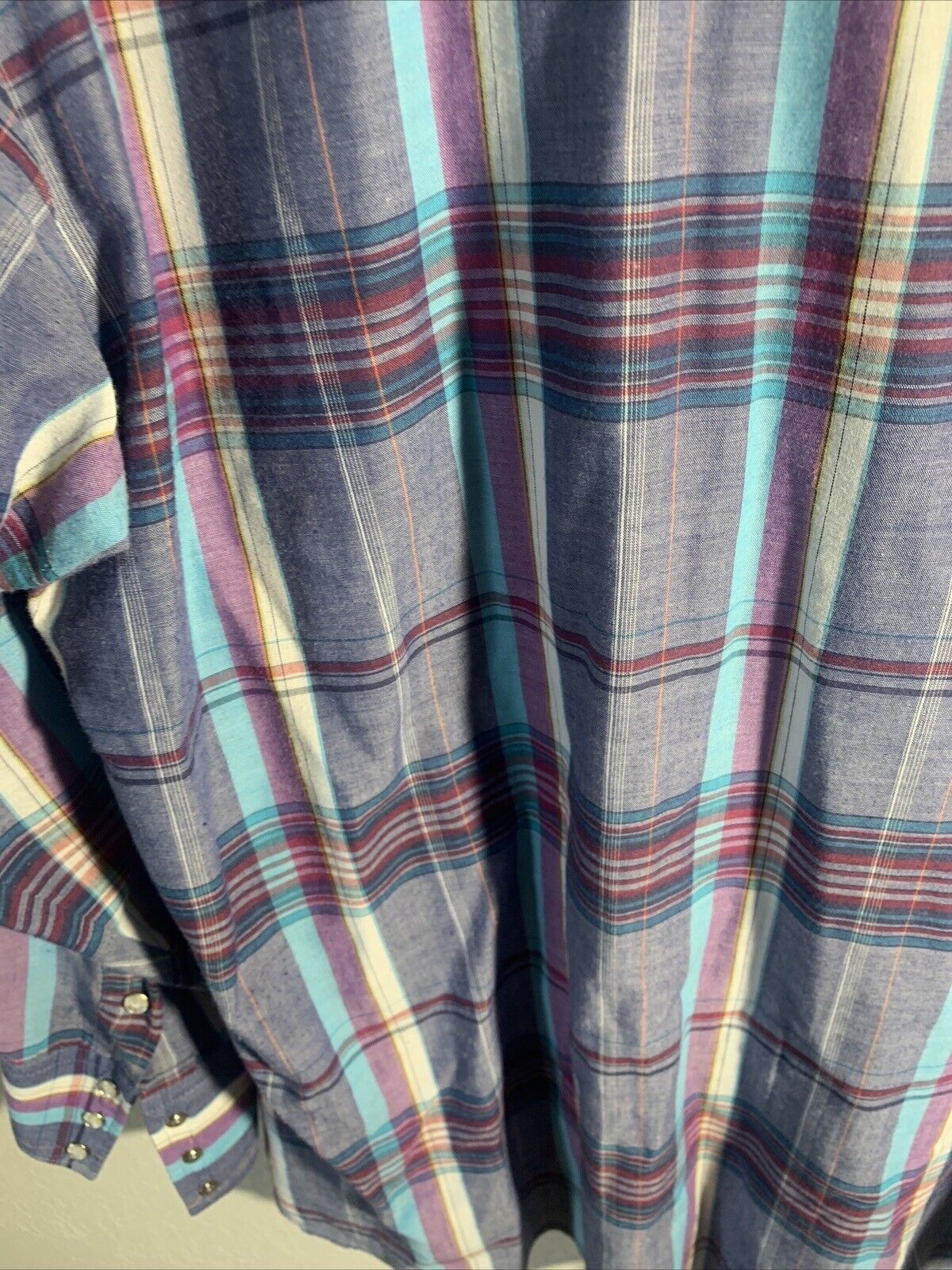 Vintage Panhandle Slim Shirt  16.5 - 33 Plaid Wes… - image 13