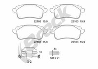 Breck BremsbeläGe Bremsbelegsatz Hinten FüR Renault Grand ScéNic III
