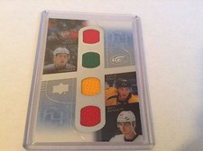 15-16 2015-16 UPPER DECK ICE PANARIN VIRTANEN FIALA BENNETT FROZEN FOUR JERSEY