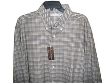Daniel Cremieux Signature Mens Green Plaid Long Sleeve Shirt SZ XL NWT Fast Ship