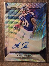 2016 Panini Prizm Rookie Auto Blue Wave Prizm /149 Chris Moore #RA-CMR Auto RC