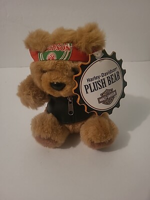 Harley Davidson Plush Bear 1998 Vintage Officially Licensed Product Cavanagh 7''