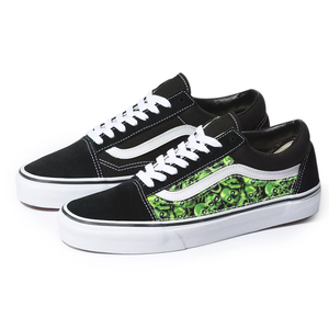 vans green skulls