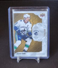 2019-20 UPPER DECK ENGRAINED BASE CARD /299 HENRIK SEDIN #39 VANCOUVER CANUCKS