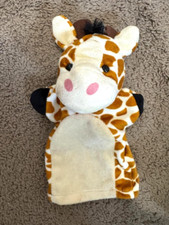 Melissa Doug Stuffed Plush Hand Glove Puppet Zoo Friends Giraffe Children Toy