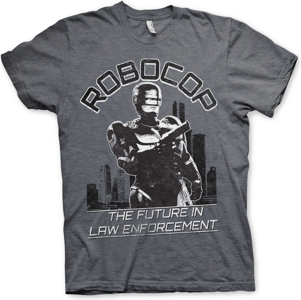 Футболка Robocop The Future In Law Emforcement Темно-вересковая 5390₽
