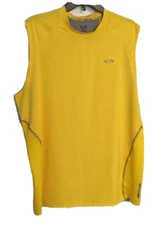 C9 Yellow Power Core Fitted Hyperform Workout Gym Shirt Mens Size XL Sleeveless