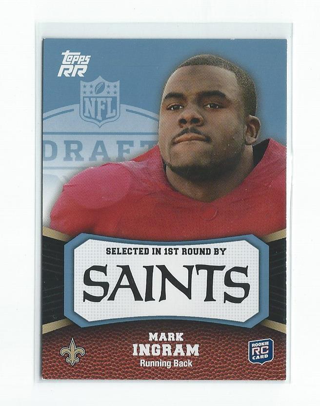 2011 Topps Rising Rookies Blue #140 Mark Ingram RC Rookie Saints /1339