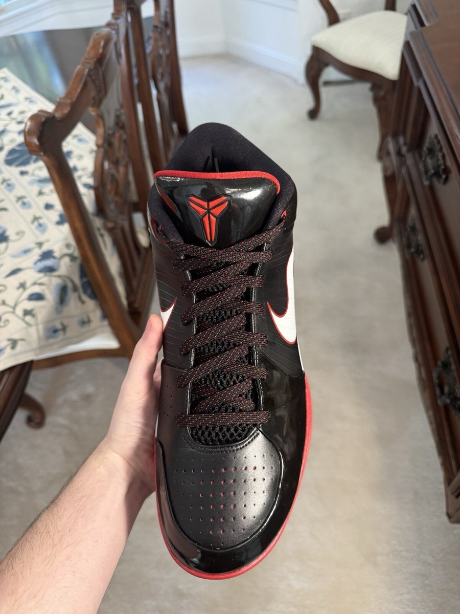 Size 14 - Nike Zoom Kobe 4 Bred 2009 With Box VNDS Rare OG