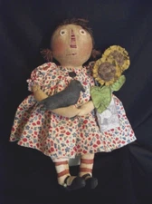 Pattern, sewing, primitive Annie doll, 18 in., Dumplinragamuffin #122