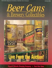 BCCA BREWERIANA BEER CAN COLLECTOR MAGAZINE JUNE JULY 08 ABA NABA POST WAR CANS