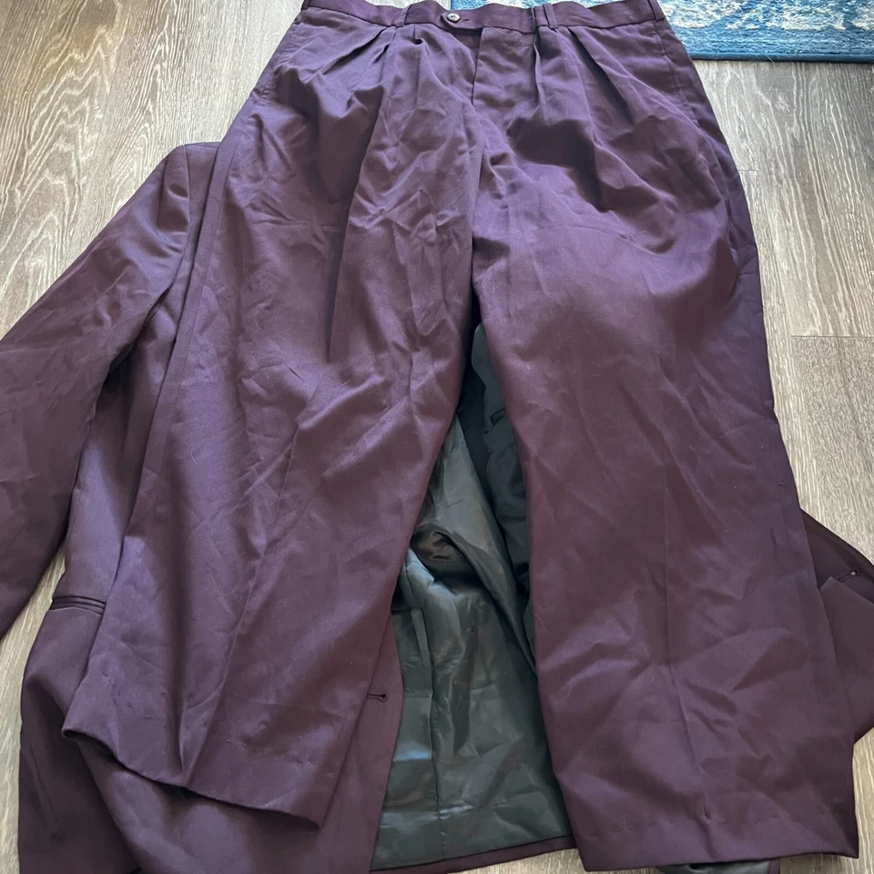 Pronti коллекции Phita твердого фиолетовый блейзер платье брюки комплект 40 - Изображение 3 из 4