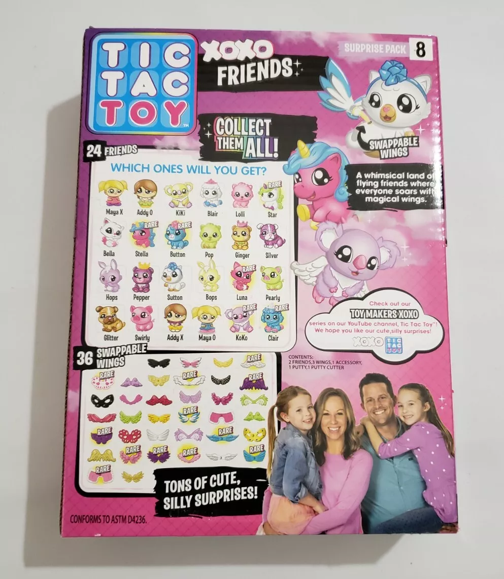 Tic Tac Toy XOXO Friends Case of 12 Mystery 8-Packs Blip Toys - ToyWiz