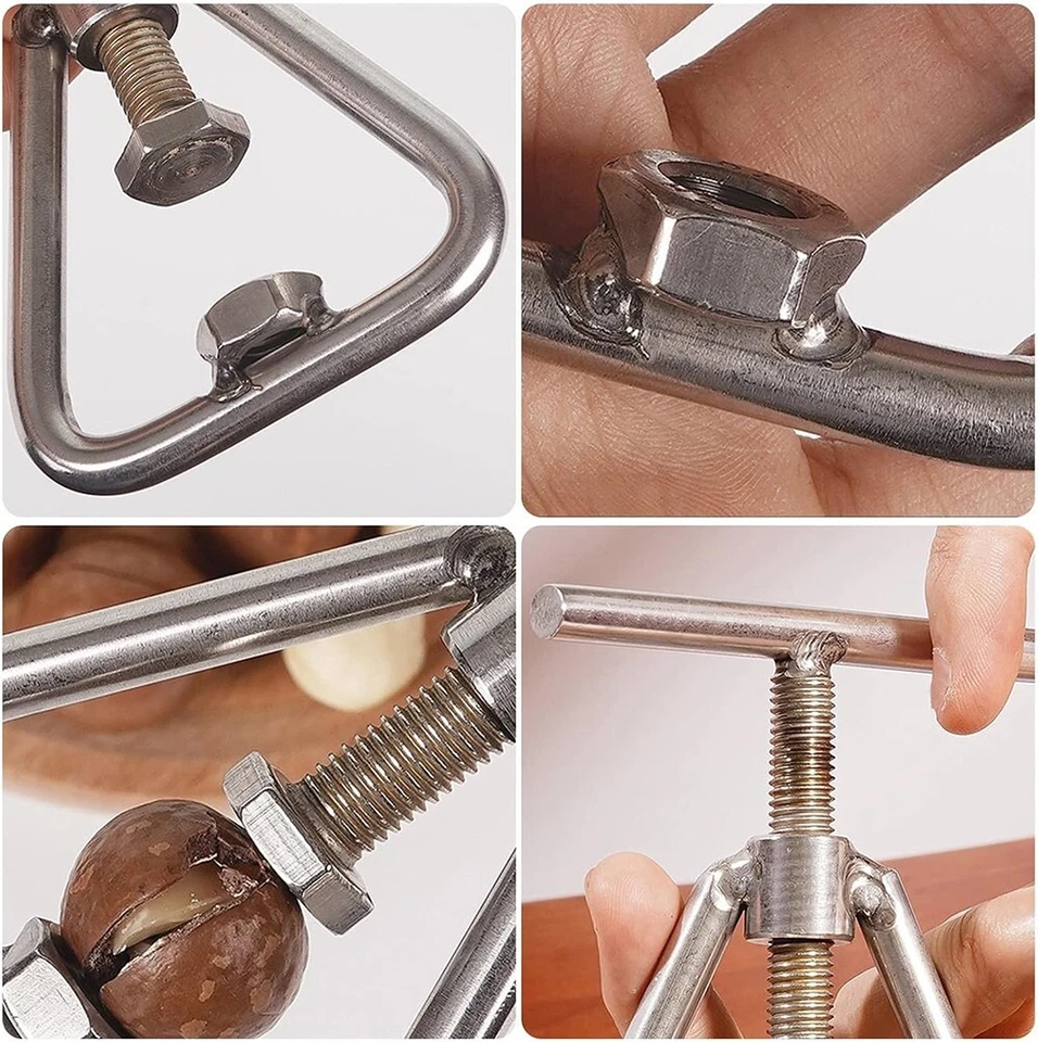 Stainless Steel Rotary Nuts Shell Opener for Black Walnuts, Hazelnut, Pecan, ETC - Image 4 of 4