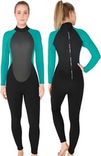 REALON Wetsuit Womens 1.5mm Womens Neoprene Full Body Thermal Scuba Diving MED