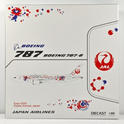 1:400 JC Wings Japan Airlines Boeing 787-8 Airplane Diecast