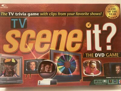 TV Edition Scene It! The DVD Trivia Game Never Played All Cards Are Sealed.