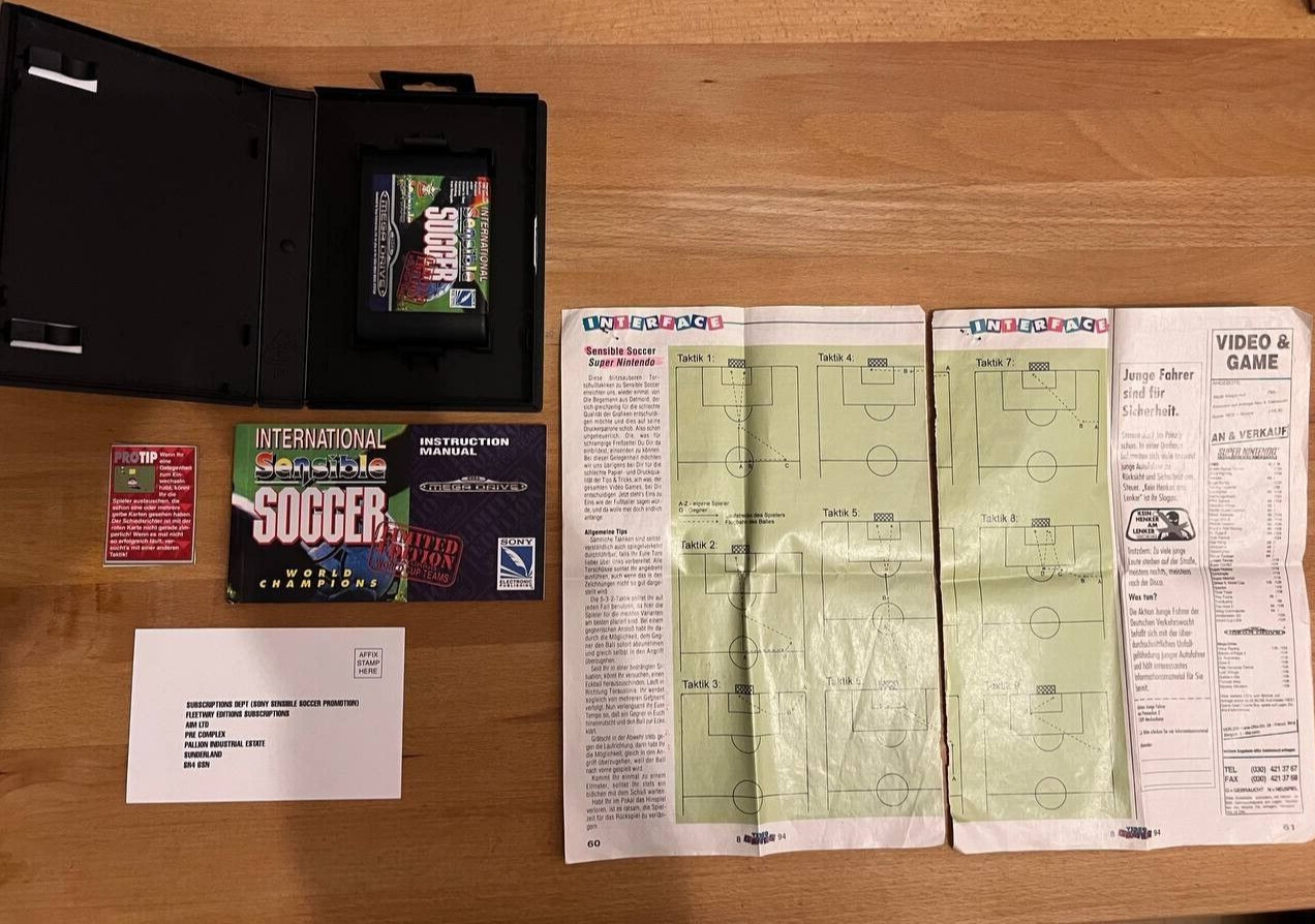 Sensible Soccer International Edition - Sega Mega Drive