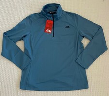 The North Women Tech Glacier Fleece 1/4 Zip Pullover - Provincial Blue - XL