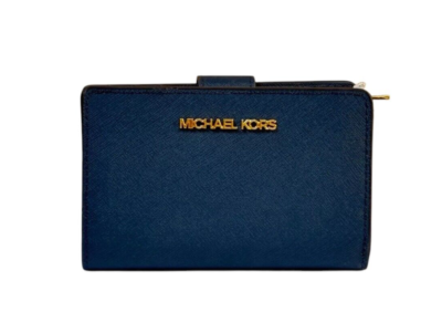 MICHAEL KORS JET SET TRAVEL MEDIUM BIFOLD ZIPPER COIN WALLET | eBay