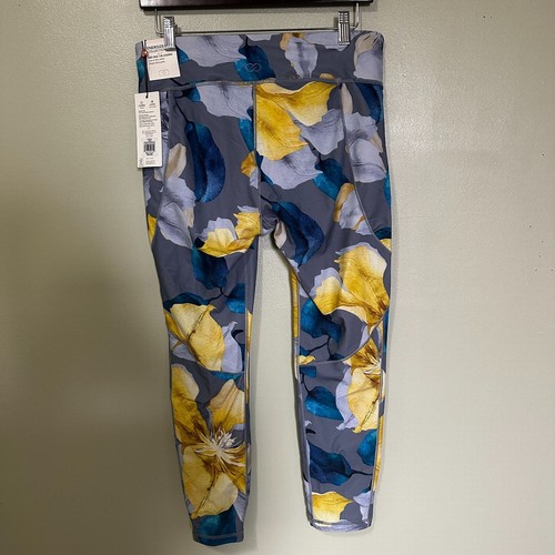 NWT CALIA by Carrie Underwood Energize 7/8 Leggings Sz LG Eastern Fleur Grey - Picture 2 of 7