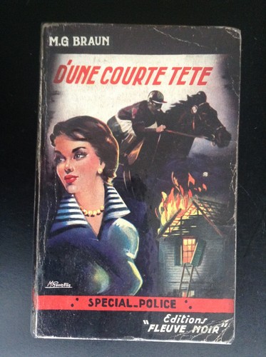 Braun D'une courte tête Fleuve noir Special police N° 51 BON ETAT - 第 1/3 張圖片