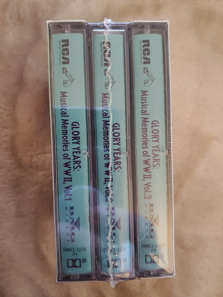 GLORY YEARS 3-Cassette Set Musical Memories of WWII WW2 NEW - Image 2 of 3