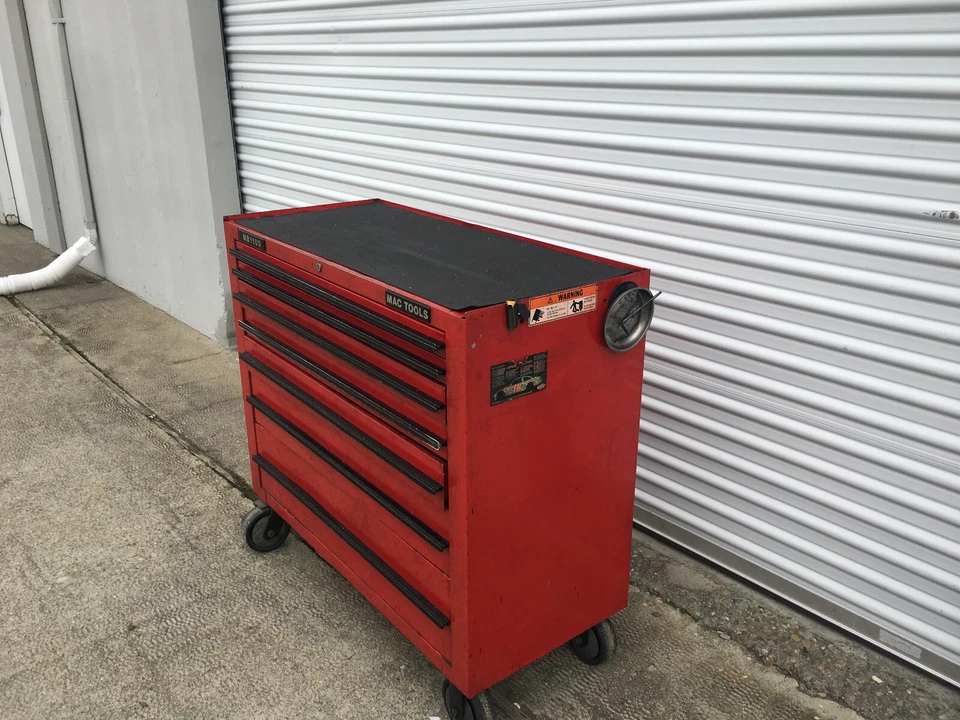 Caja de herramientas mecánicas rodante usada Foto 3 de 4