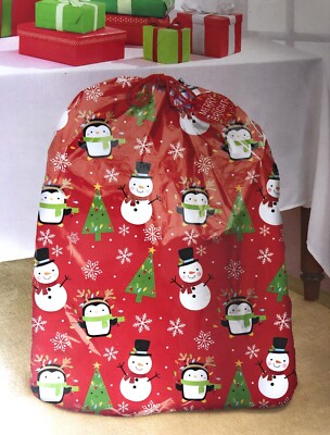 Christmas Giant Gift Bag 56x44” Bike Gift Bag XL Xmas Plastic Gift