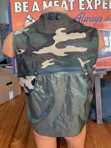 Avid Outdoor Herren Camouflage Jagdweste mehrere Taschen mit Wildbeutel Größe M 38-48 - Bild 4 von 5