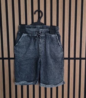 Kurze Hose Shorts Bermuda Jungen Y.F.K. Gr. 116 Schwarz Grau Top Zustand