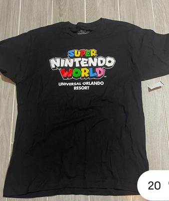 Super Nintendo World Universal Studios Orlando Epic Universe Shirt Black small