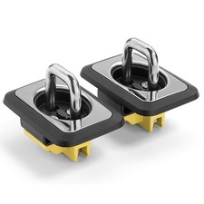 Bull Ring Retractable Truck Bed Tie Down Anchors, 98-12 Ford Ranger, 98-14 F1...