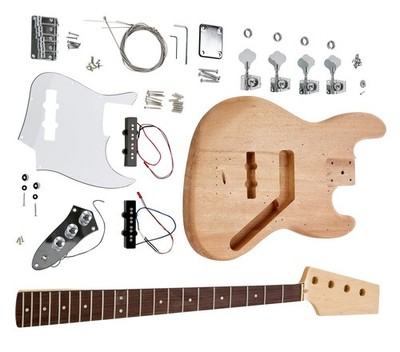 Harley Benton JB Bass Kit - DIY Complete Jazz Bass Style Build Package