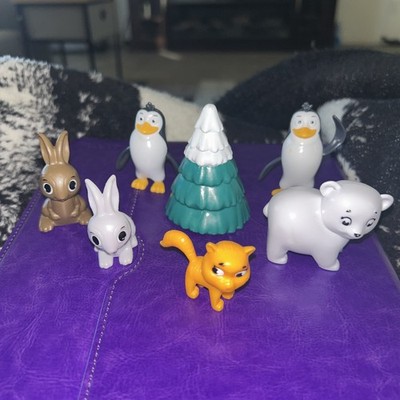 LOT 7 Paw Patrol ANIMALS Penguin POLAR BEAR KITTY Figure REPLACEMENT