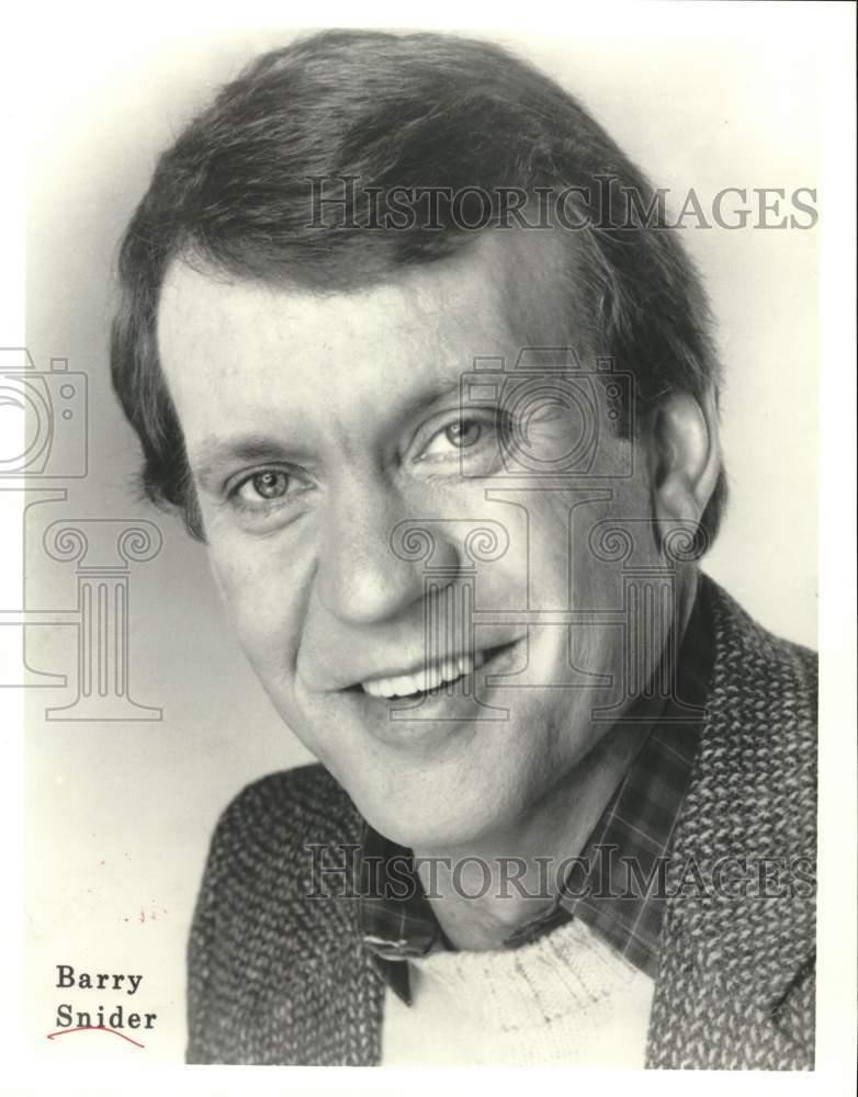 Press Photo Barry Snider, American Actor - tup23798