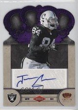 2012 Crown Royale Rookie Signatures Purple 15/25 Juron Criner #50 Auto l8x