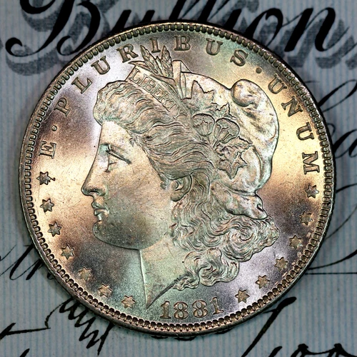 * 1881-O * SUPERB+ GEM BU MS MORGAN SILVER DOLLAR * FROM ORIGINAL COLLECTION