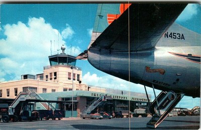 Imeson Airport Jacksonville Florida Terminal Eastern Airlines Plastichrome