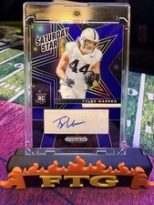 2025 Panini Prizm - Saturday Star Sigs Tyler Warren #SSS-TWN Blue Prizm /75 