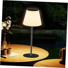 Solar Table Lamp Rechargeable Outdoor Solar Lamps with Light Sensor,Battery