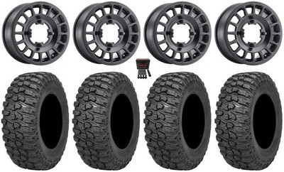 Method 407 15'' Wheels Black 30'' Trail Saw 2.0 Tires Can-Am Maverick X3