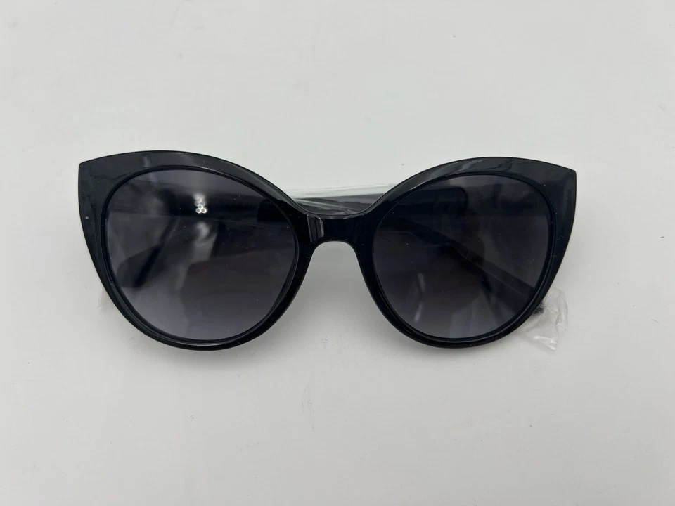 Gafas de sol KATE SPADE Samantha, NEGRAS, nuevas con bolsa para el polvo verde, venta al por menor $129 Foto 2 de 4