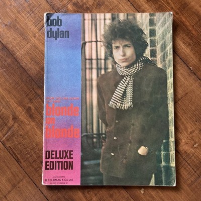 VINTAGE BOB DYLAN BLONDE ON BLONDE DELUXE EDITION 1966 SHEET MUSIC BOOK 14 SONGS