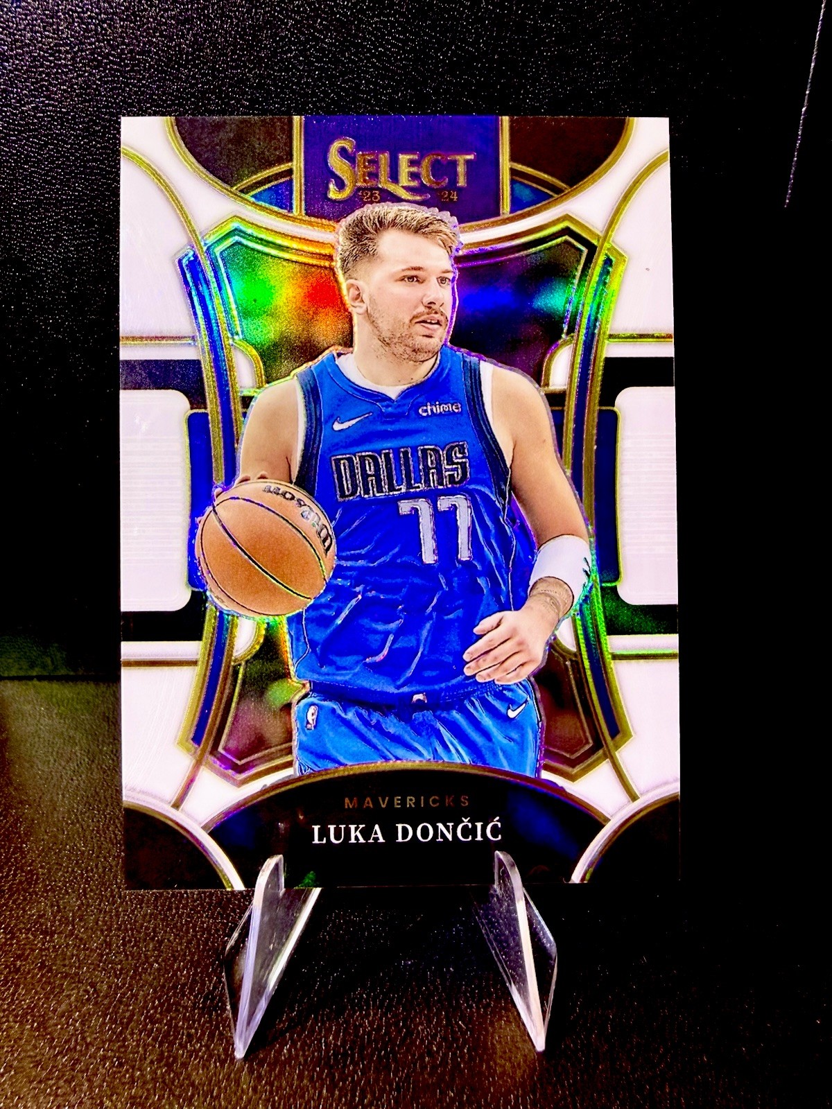 2023-24 Select Luka Doncic #350 Mezzanine Level White Prizm  /149