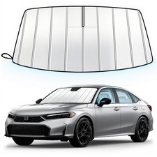 Windshield Sun Shade for Honda Civic 2022-2026, Custom Fit Accordion Folding ...