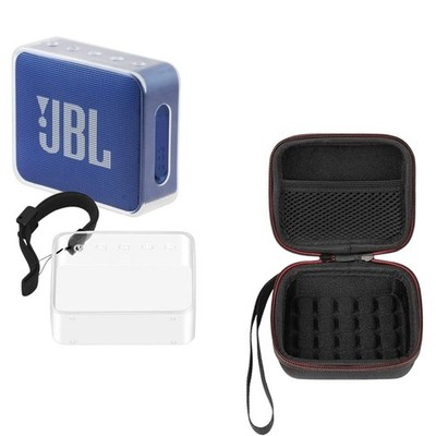 Schutzhülle Set für JBL GO 2, EVA+TPU, stoßfest kratzfest mit Trage Schlaufe