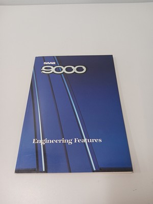 1987 SAAB 9000 ENGINEERING FEATURES DESIGN INFO SPECS BROCHURE Original OEM 