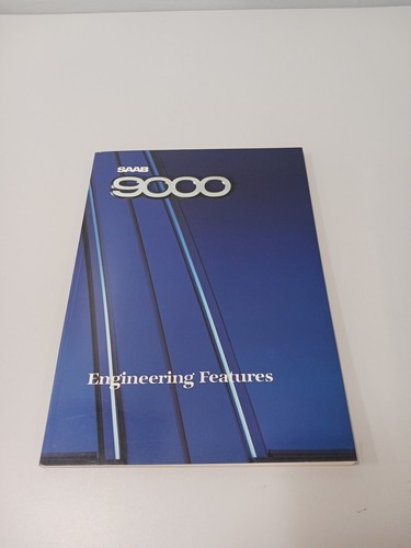 1987 SAAB 9000 ENGINEERING FEATURES DESIGN INFO SPECS BROCHURE Original OEM