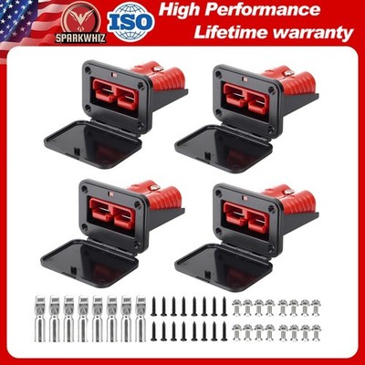 4X 175A Battery Quick Connect/Disconnect Electrical Connector Plug for 1/0 Gauge